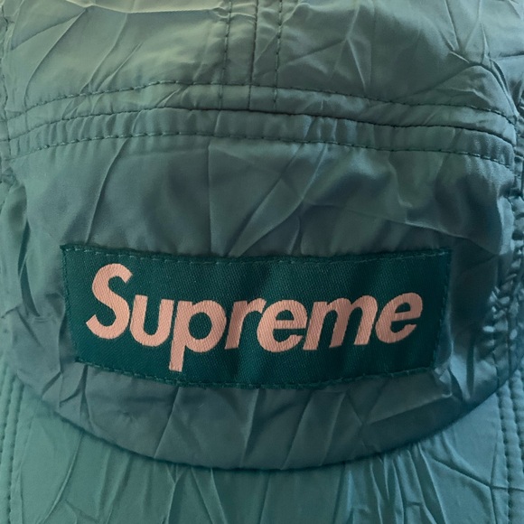 Authentic Supreme Nylon soft ball camp cap unisex wrinkle look - Picture 5 of 13